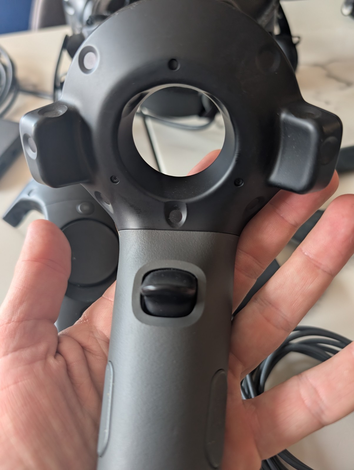 HTC Vive VR Headset with Controllers Working (for replacement headset or parts)