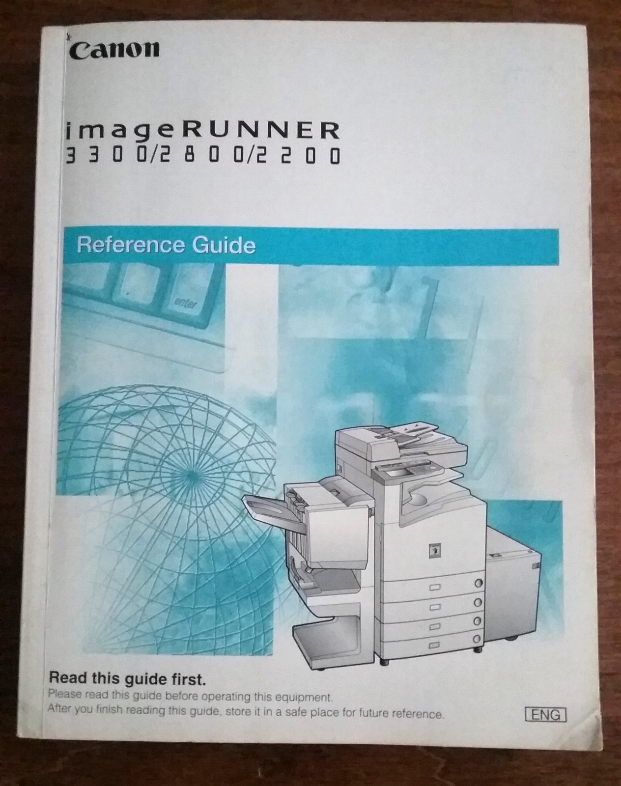 Canon imageRUNNER 3300 /2800 /2200 Reference & Mail Box Function Guide