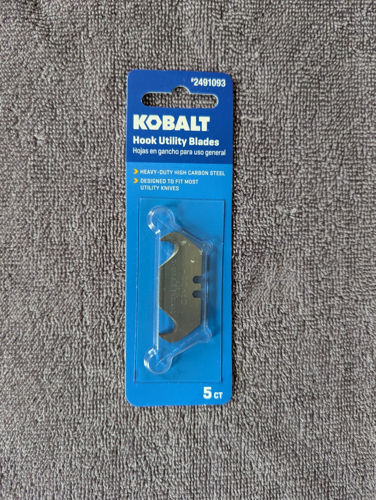 Kobalt Hook Utility Blades 5Ct. (2491093)