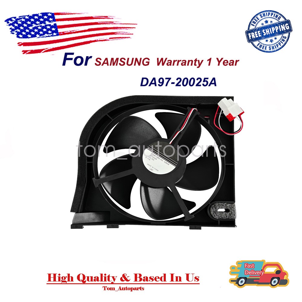 New Refrigerator Coil Fan Assembly For SAMSUNG DA97-20025A Warranty 1 Year