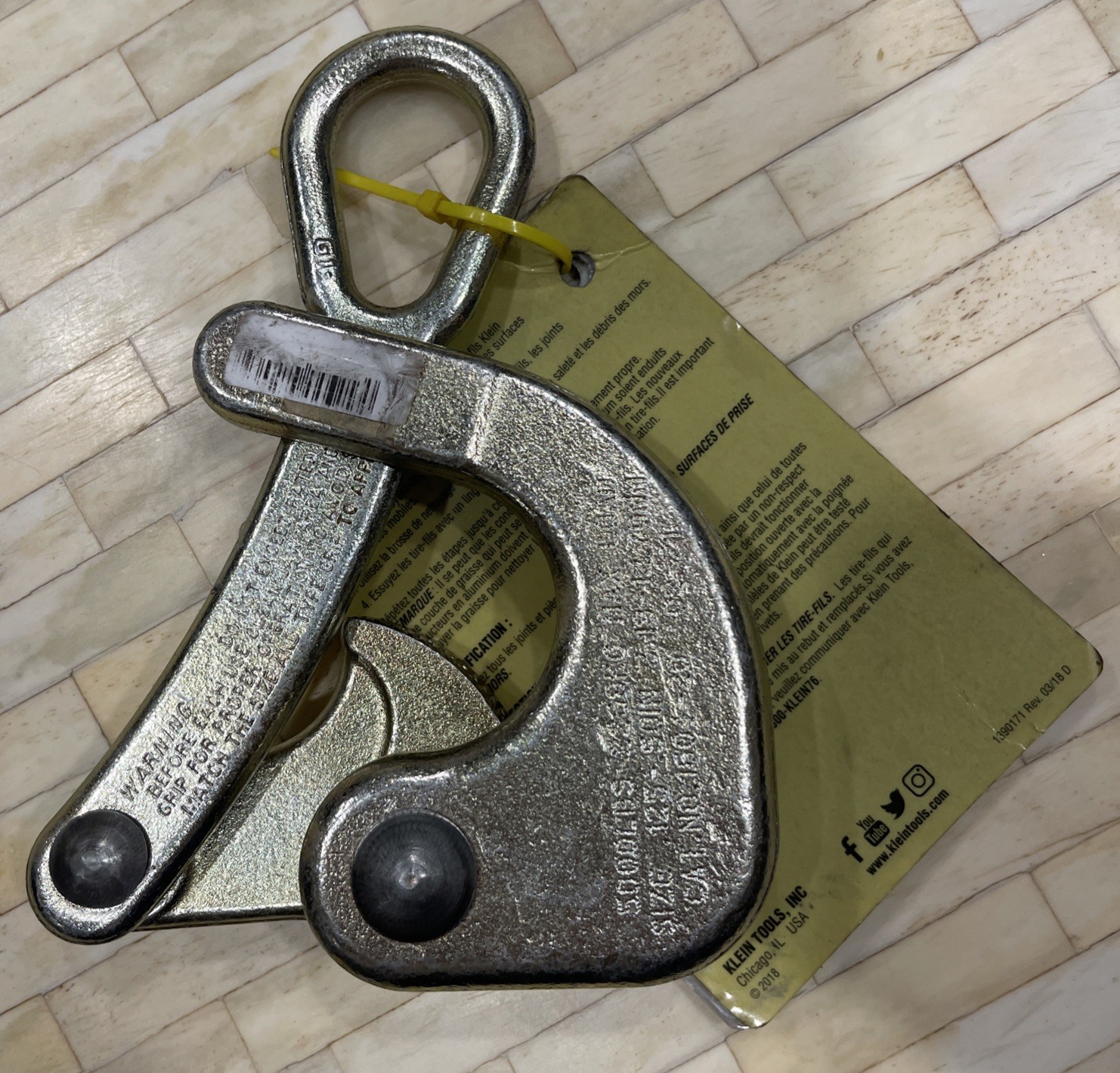 Klein Tools Inc. Made In USA Cable Grip .125 Inch - 0.5" 1604-20 Haven's® G2 F1