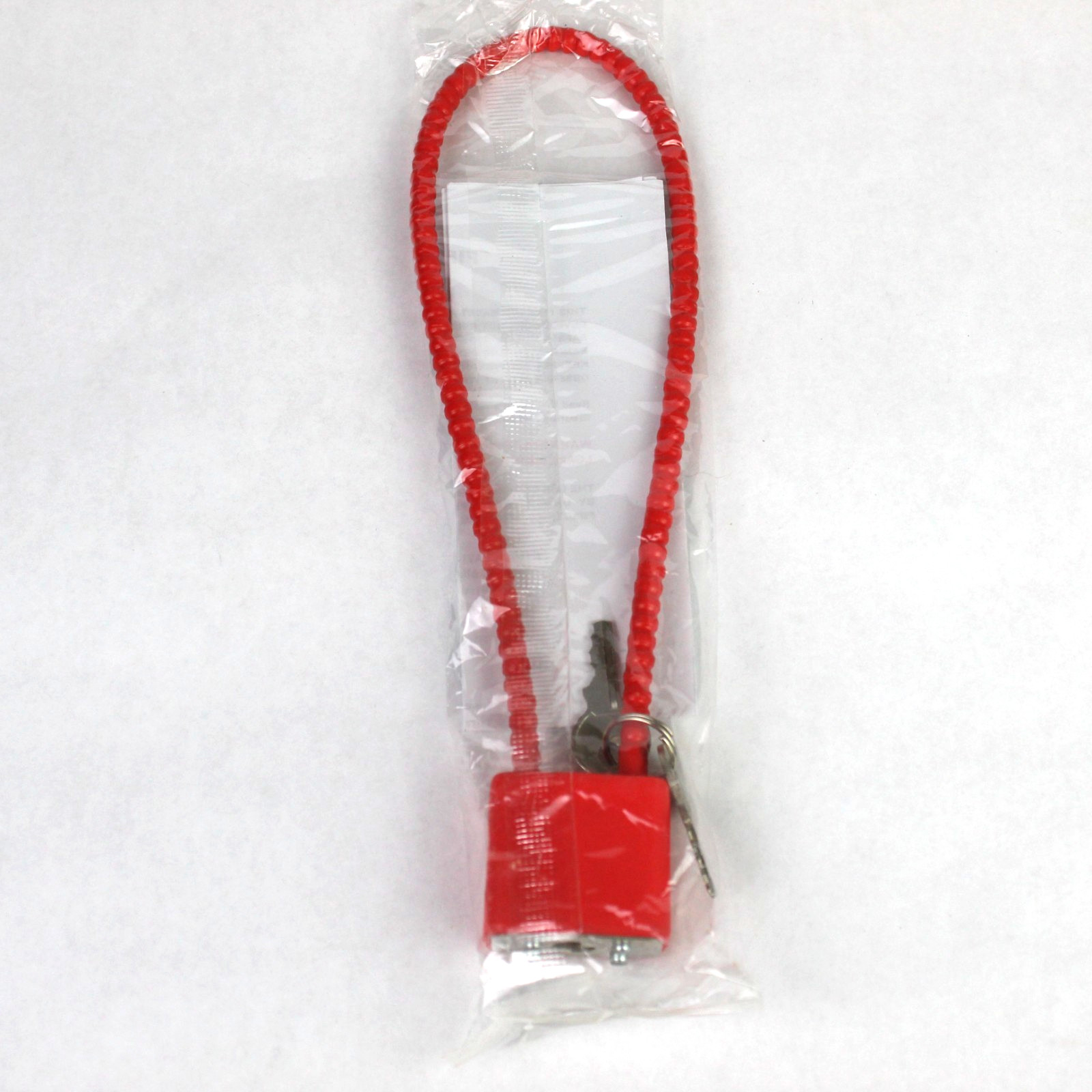 Cable Gun Firearm Safety Lock Security 2 Keys - Covered Cable 15"