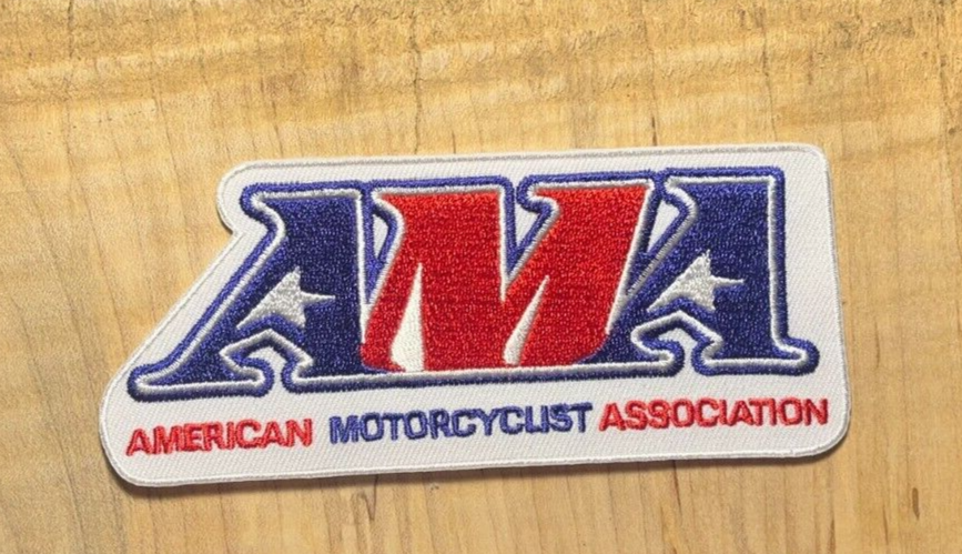 AMA patch AMERICAN MOTORCYCLE ASSOCIATION patch ama vest jacket patch 4 7/8"
