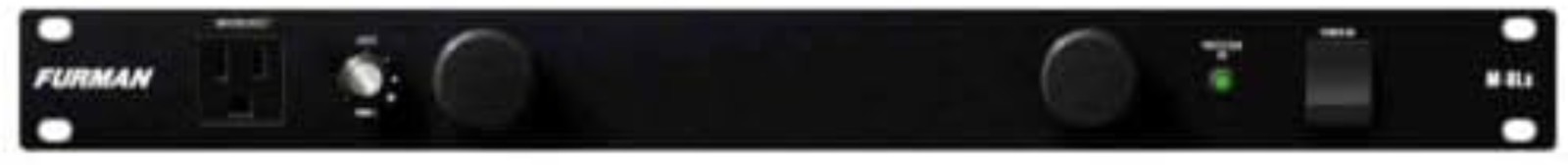 Rack Mount Power Conditioner, 15A, 9 Outlets, Pullout Lights