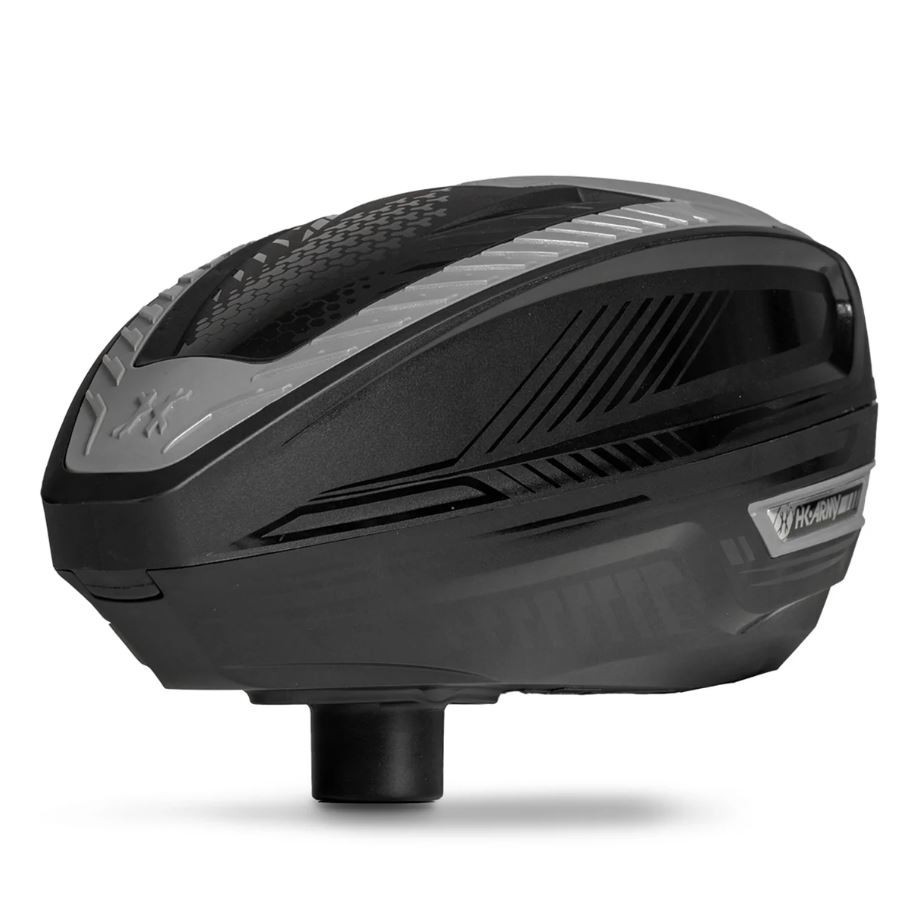 HK Army TFX 3.0 Electronic Paintball 230+ Loader Hopper Black/Grey