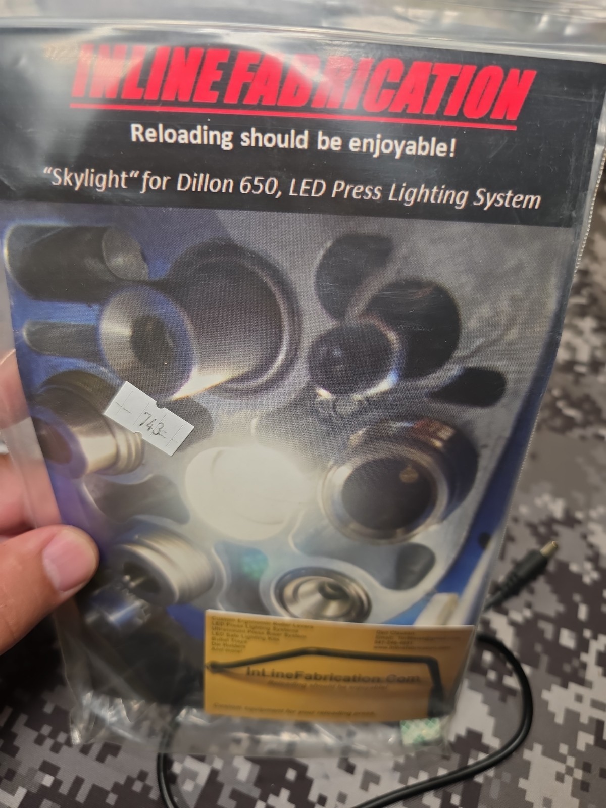INLINE FABRICATION SKYLIGHT LED LIGHTING KIT DILLON XL 650 RELOADING RELOAD