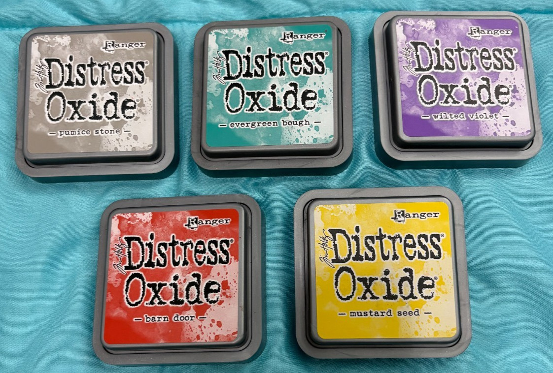 Tim Holtz Distress Oxide Ink Pads lot (see description for details)