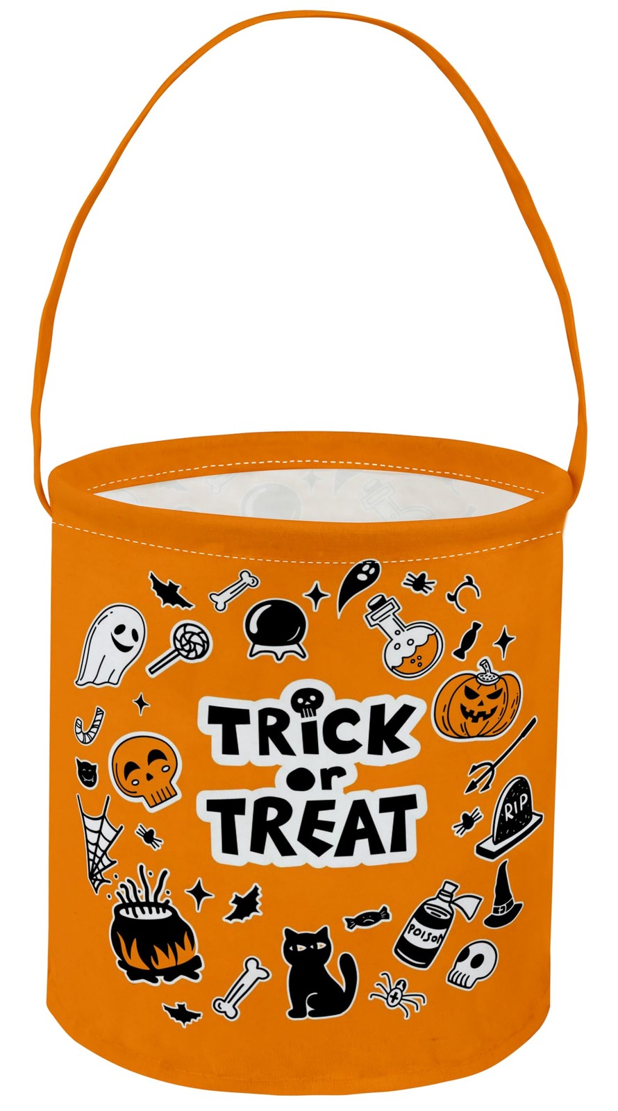 HIYAGON Halloween Bucket for Trick or Treat Kids Halloween Pumpkin Bucket Hal...