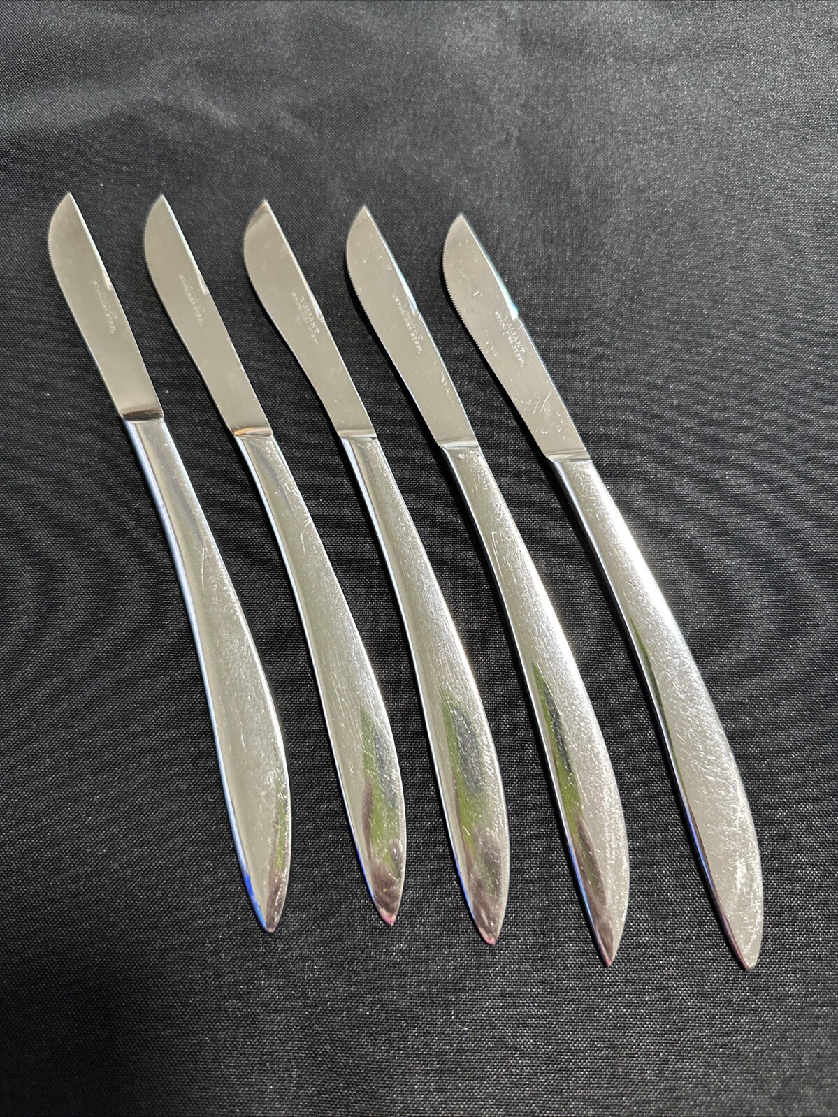 Set of 5 VALIANT Steak Knives Stainless Steel Made in Japan