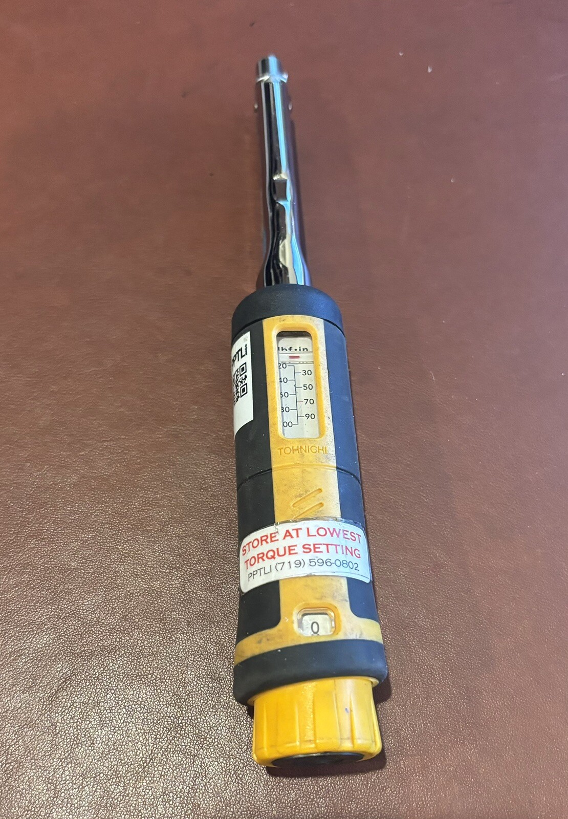 TOHNICHI CL100IX8D adjustable torque wrench with interchangeable head