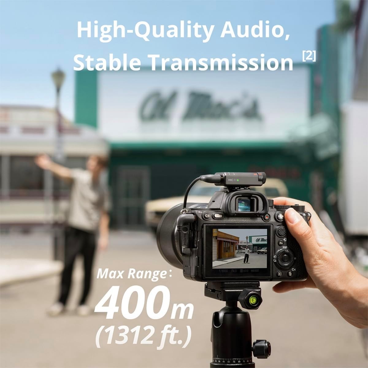 DJI Mic Mini (1 TX+1 RX),Wireless Microphone for iPhone/Camera/Android/Vlog