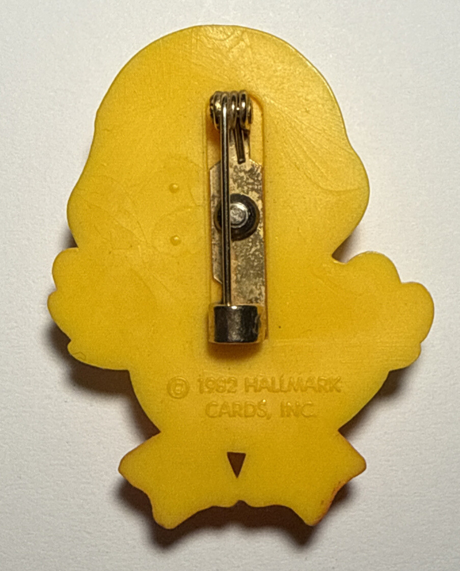 1982 Hallmark Easter Spring Duck Lapel Pin Brooch E1