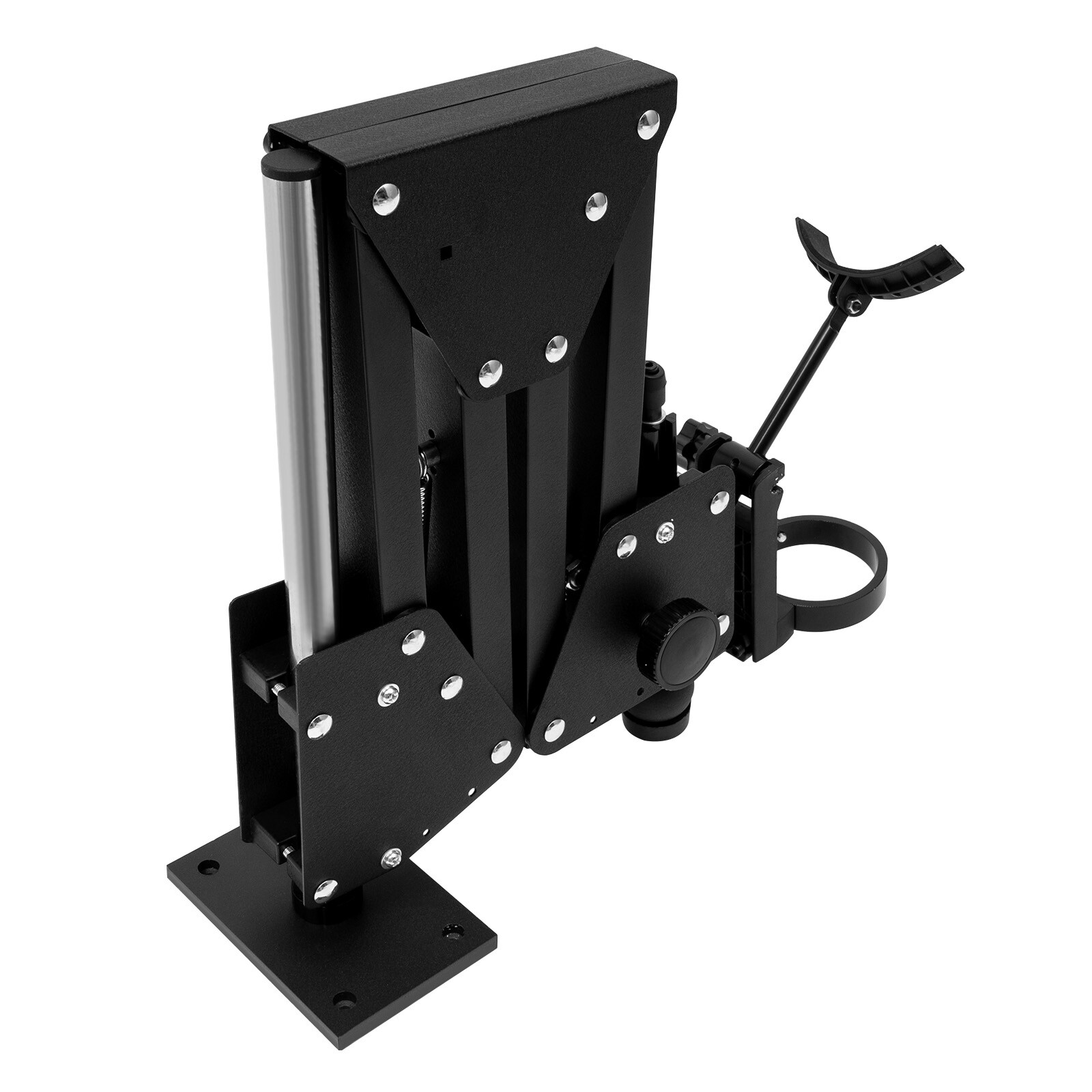 Multi-directional 77mm Jewelry Microscope Stand Inlaid Stand Aluminum Alloy Good