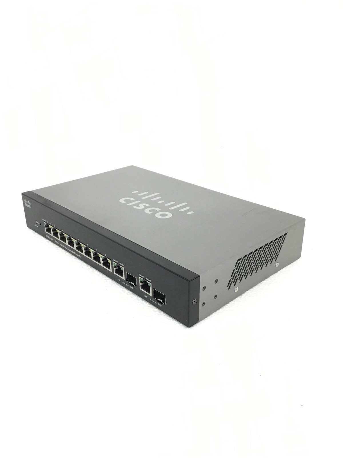 CISCO SF302-08P 8-Port 10/100 POE Network Managed Switch,WORKING,FREE SHIP,QTY
