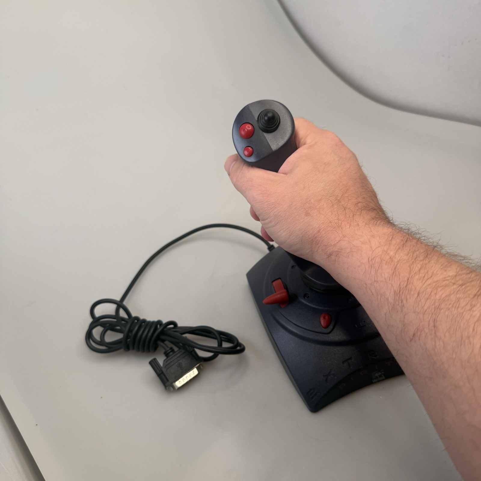 Vintage Logitech Wingman Extreme Digital 3D Joystick 15-Pin PC Flight EUC