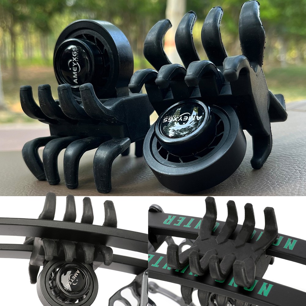 1Pair Archery Compound Bow Limbs Stabilizer Shock Absorber Silencer Damper Hunt