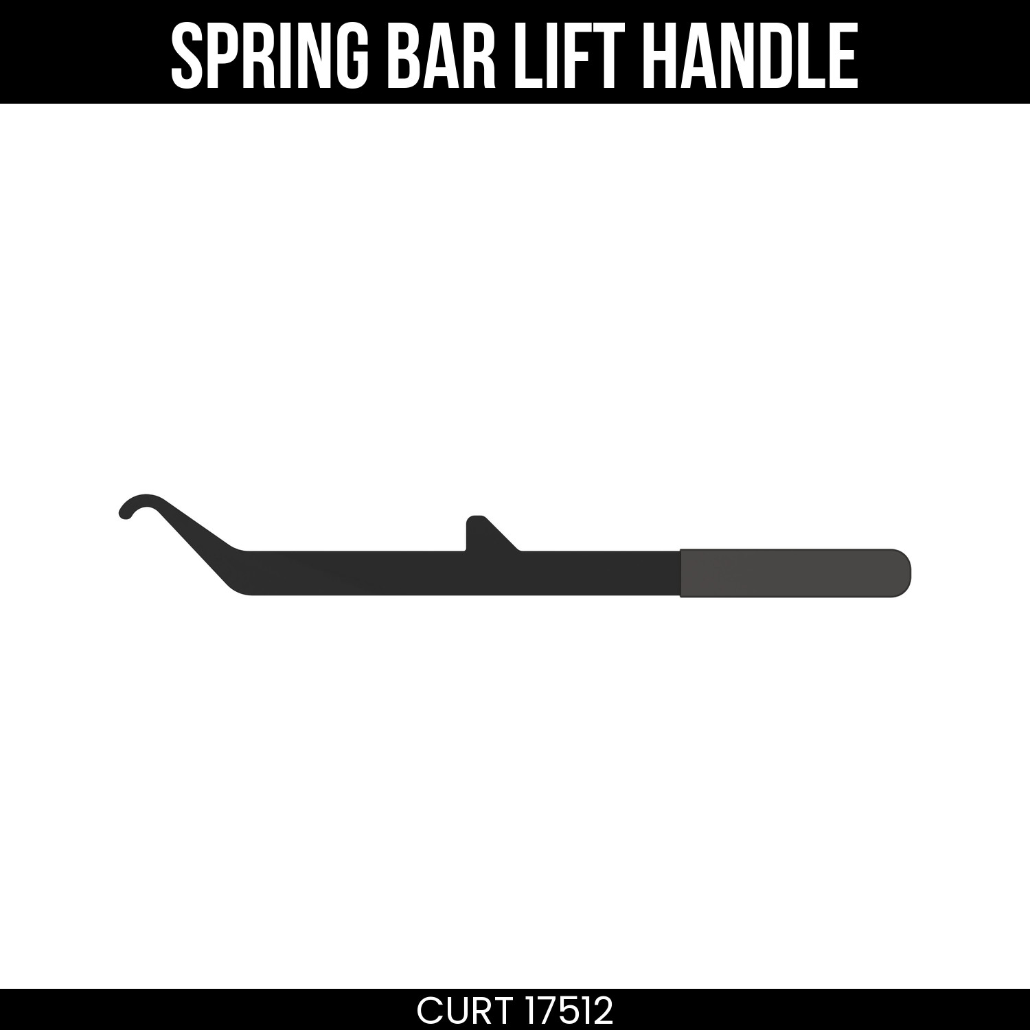 CURT TruTrack Spring Bar Lift Handle for Weight Distribution Hitch 17512
