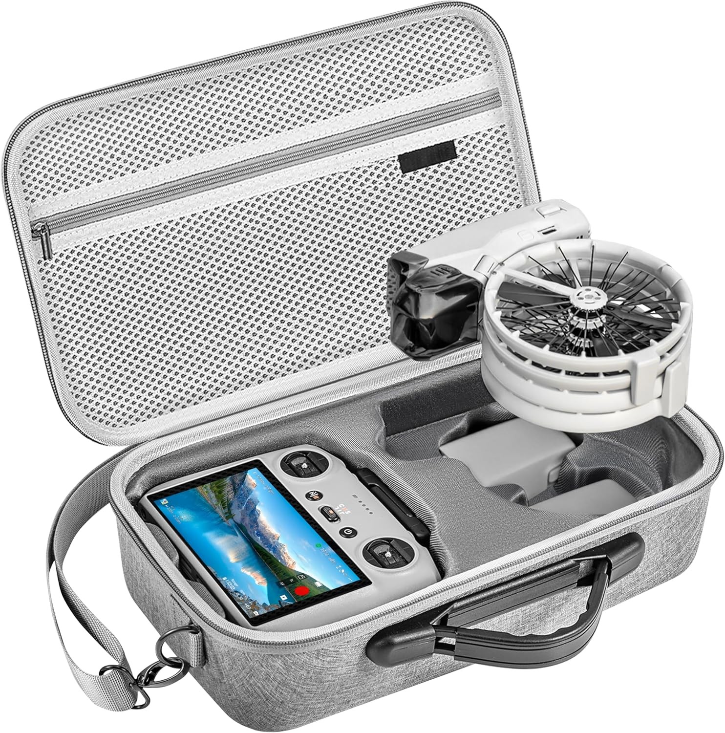Carrying Case Shoulder Bag for DJI Flip Drone/Batteries/RCRemote Controller