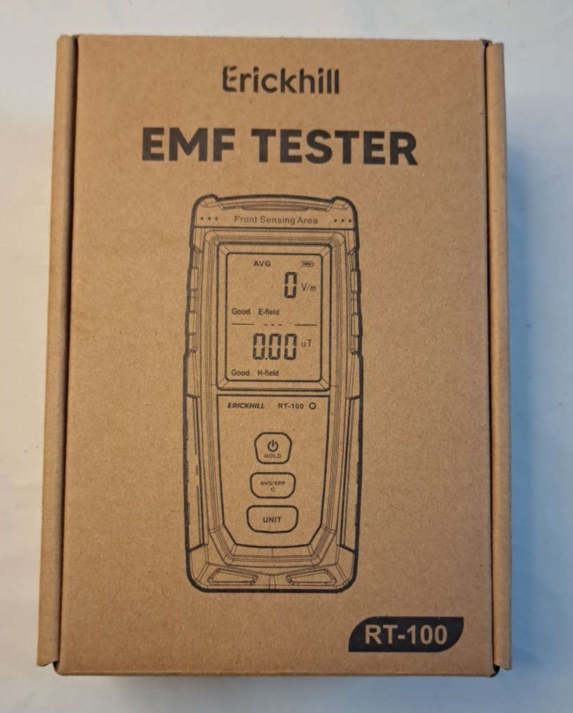 Erickhill EMF Tester RT-100 Electromagnetic Radiation Tester New