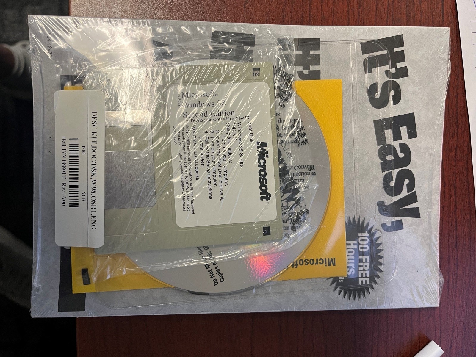 FACTORY SEALED 💥 MICROSOFT WINDOWS 98 SE SECOND EDITION FULL OS DELL