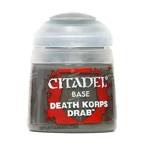 Citadel Base: Death Korps Drab (12ml) Free Shipping on Extra Items