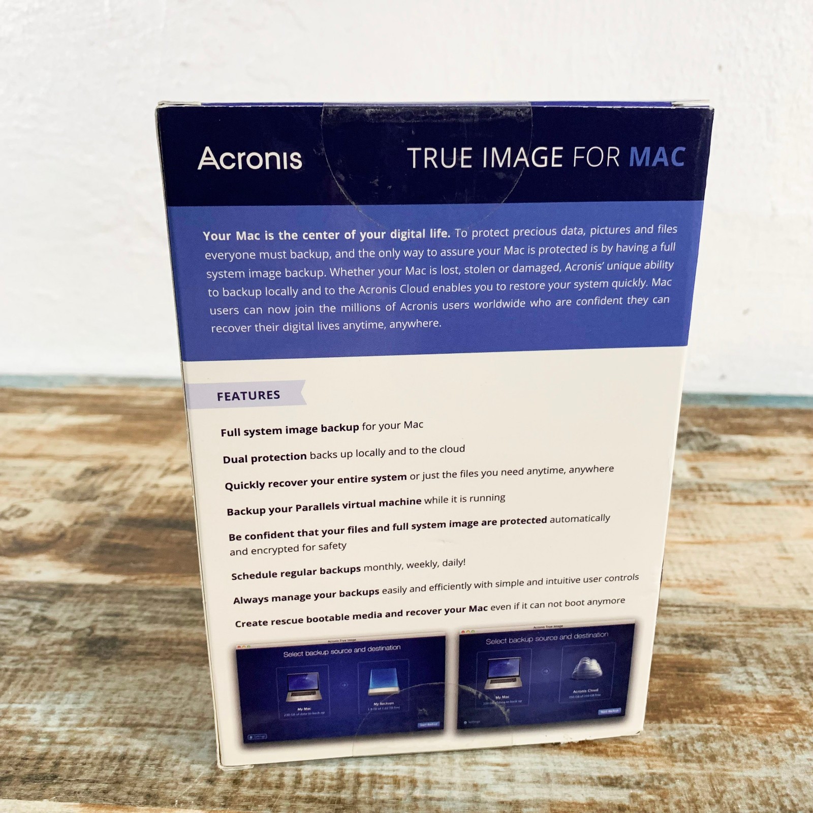 [NEW SEALED] Acronis True Image for Mac - 1 Mac