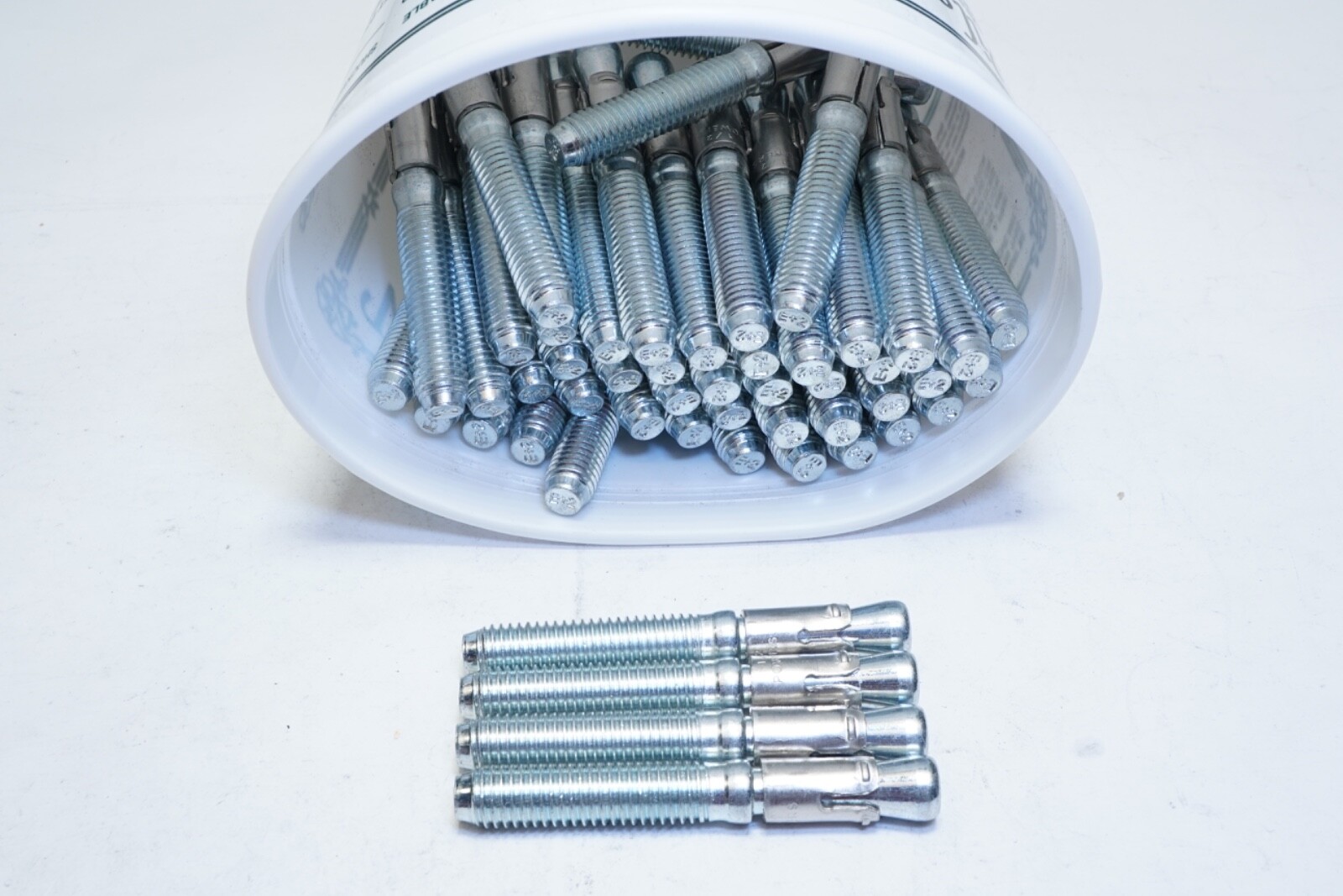 NO NUTS/WASHERS! Lot of 50 Dewalt 1/2"x 3-3/4" Power-Stud Plus SD2 Wedge Anchor