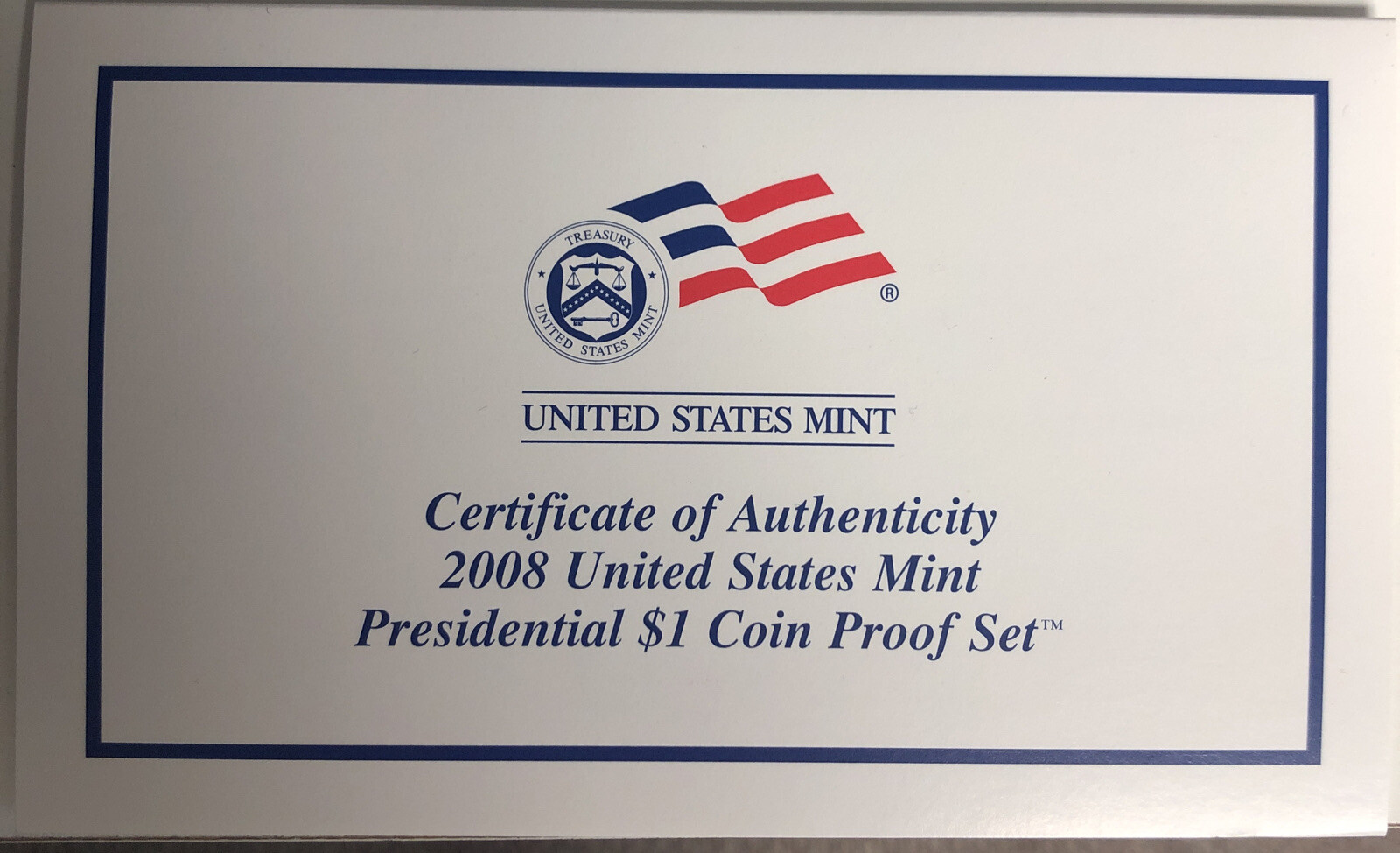 2008-S Presidential proof Set - ENN Coins