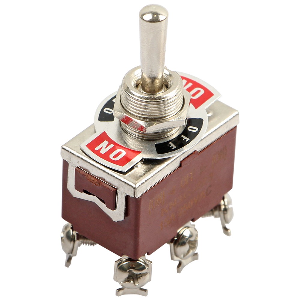 3X Heavy Duty DPDT ON/OFF/ON Toggle Switch 20A 125V/15A 250V Screw Terminals