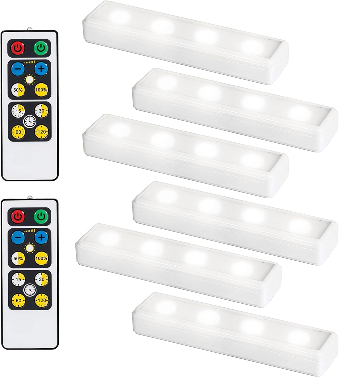 Wireless LED Stick on Light, under Cabinet Lights Battery Operated, under the Co