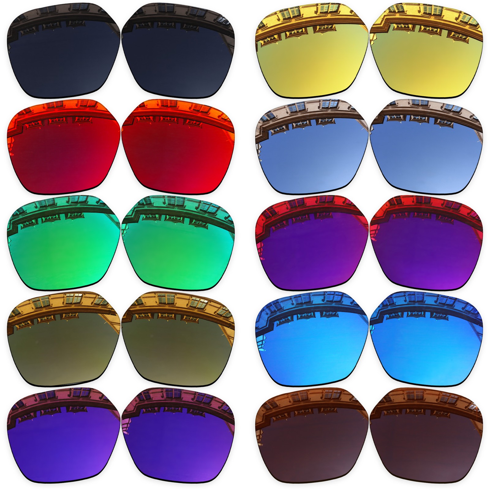 Vonxyz Polarized Replacement Lenses for-Oakley HSTN SQ OX8208 52mm Eyeglasses