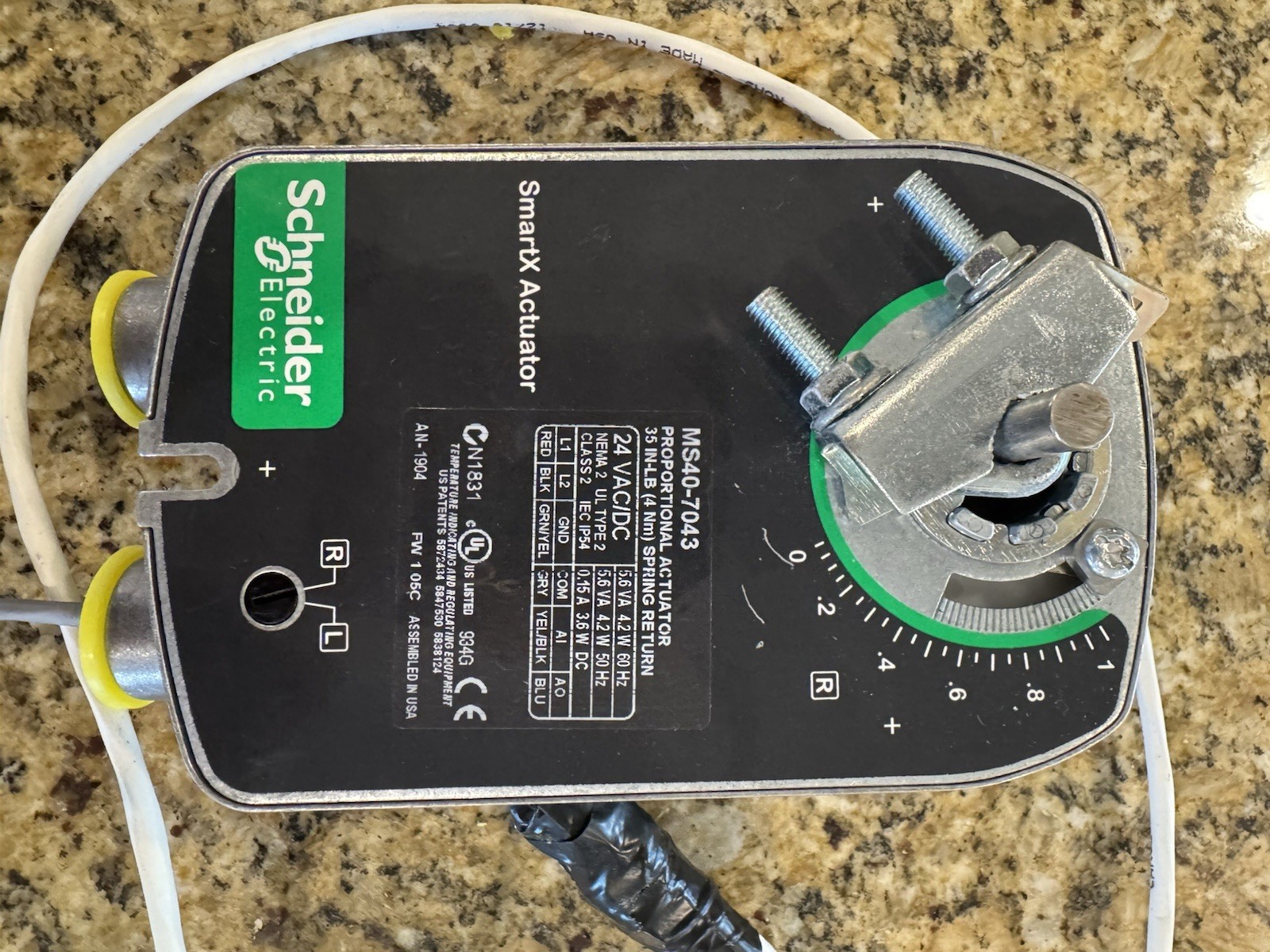 Schneider Electric MS40-7043 SmartX Proportional Actuator