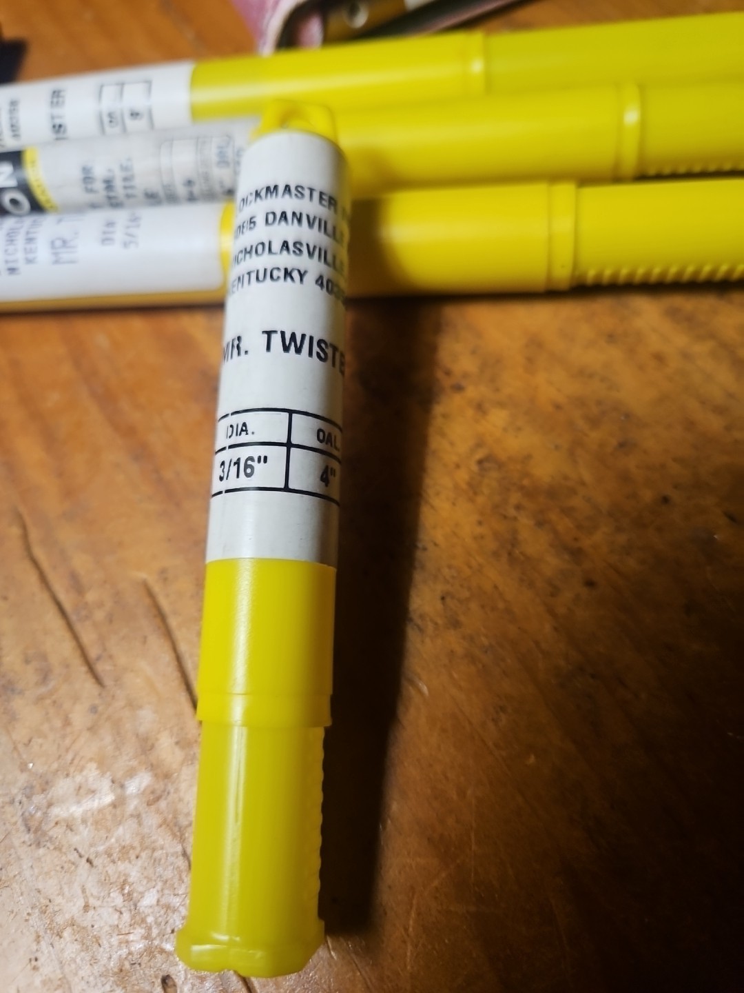 3/16" Mr Twister 4 INCH LOCKMASTER LOCKSMITH Hardplate Safe Drill Bit
