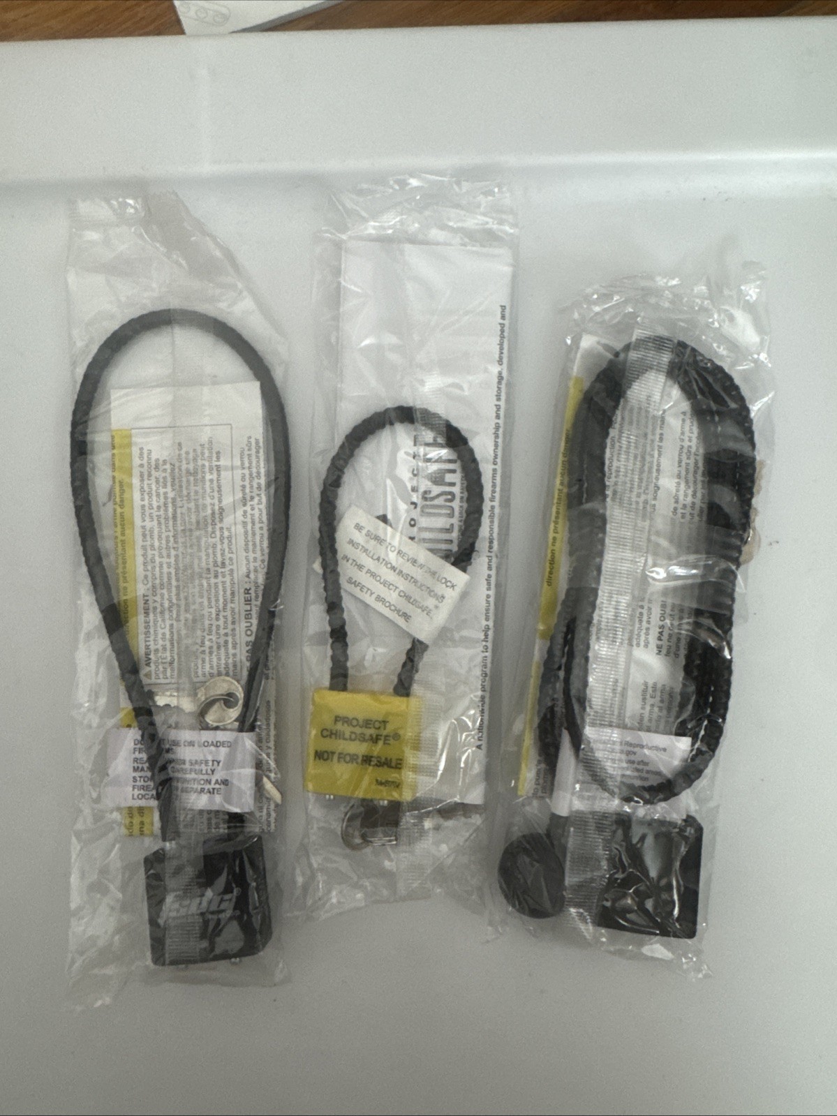Lot Of 3 Child safe Gunlocks From Project Child safe All New In Package