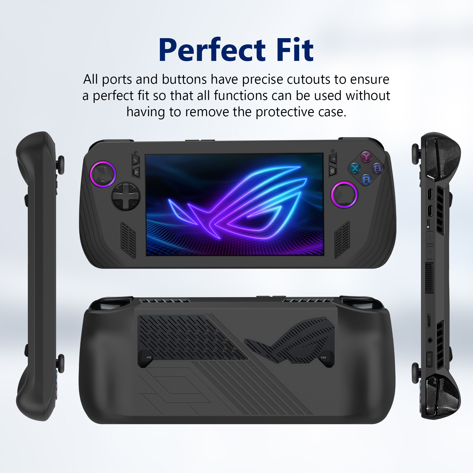 Console Protective Soft Case For ASUS Rog Ally X 2024 Gaming Handheld Accessory