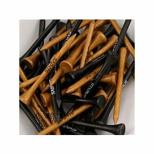 New Orleans Saints NFL 50 Pack of 2 3/4" Wooden Golf Tees