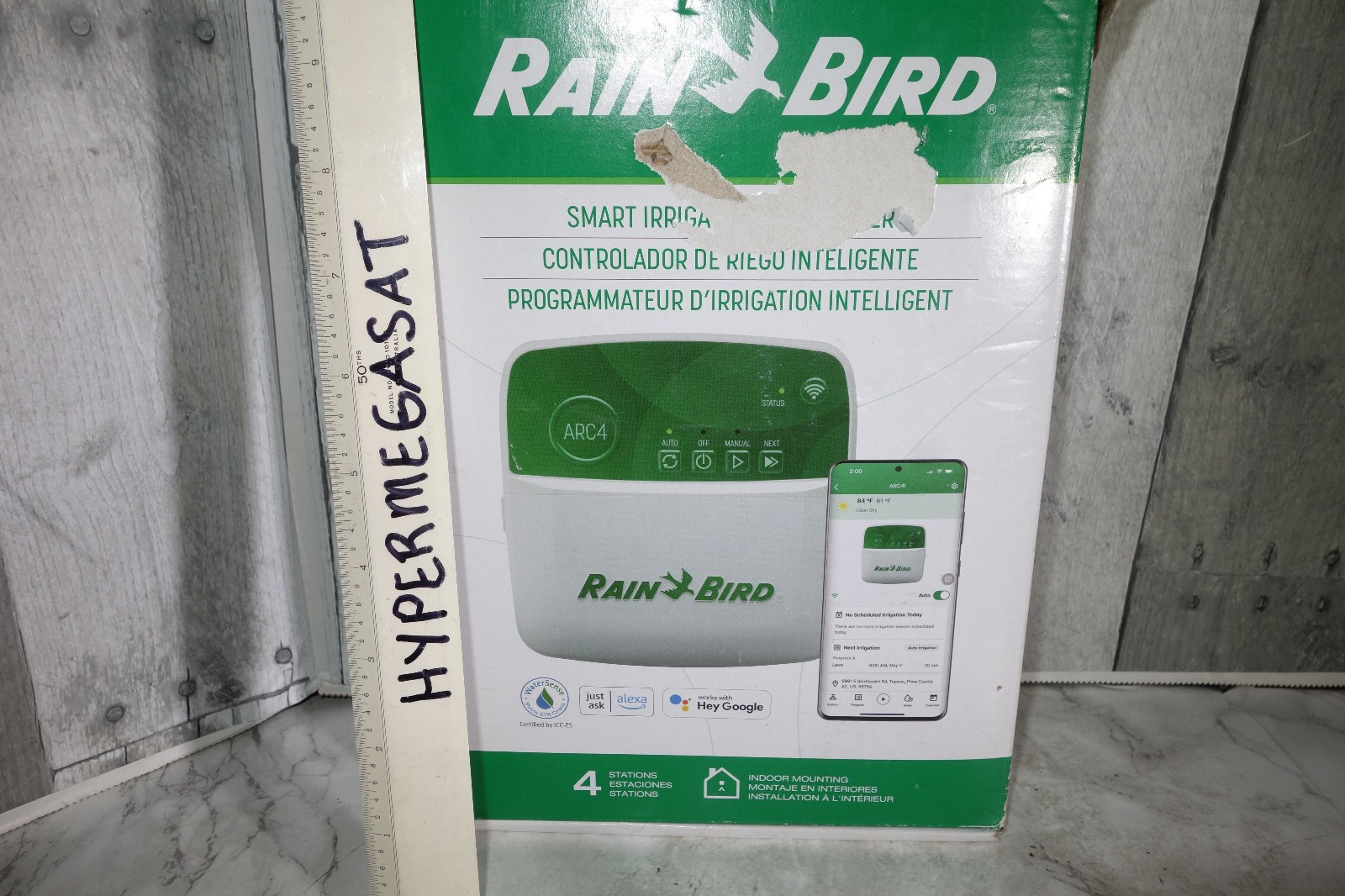 Rainbird ARC4 4 Station Sprinkler Timer Controller Indoor Wifi Irrigation App