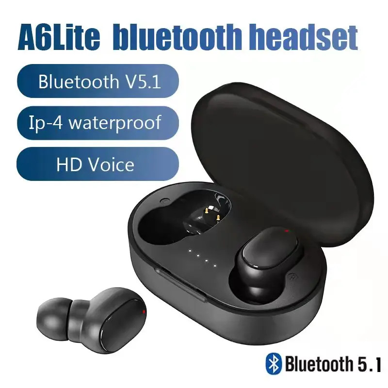 TWS Bluetooth Wireless Earbuds Waterproof Bluetooth 5.0 Headset Noise Cancelling
