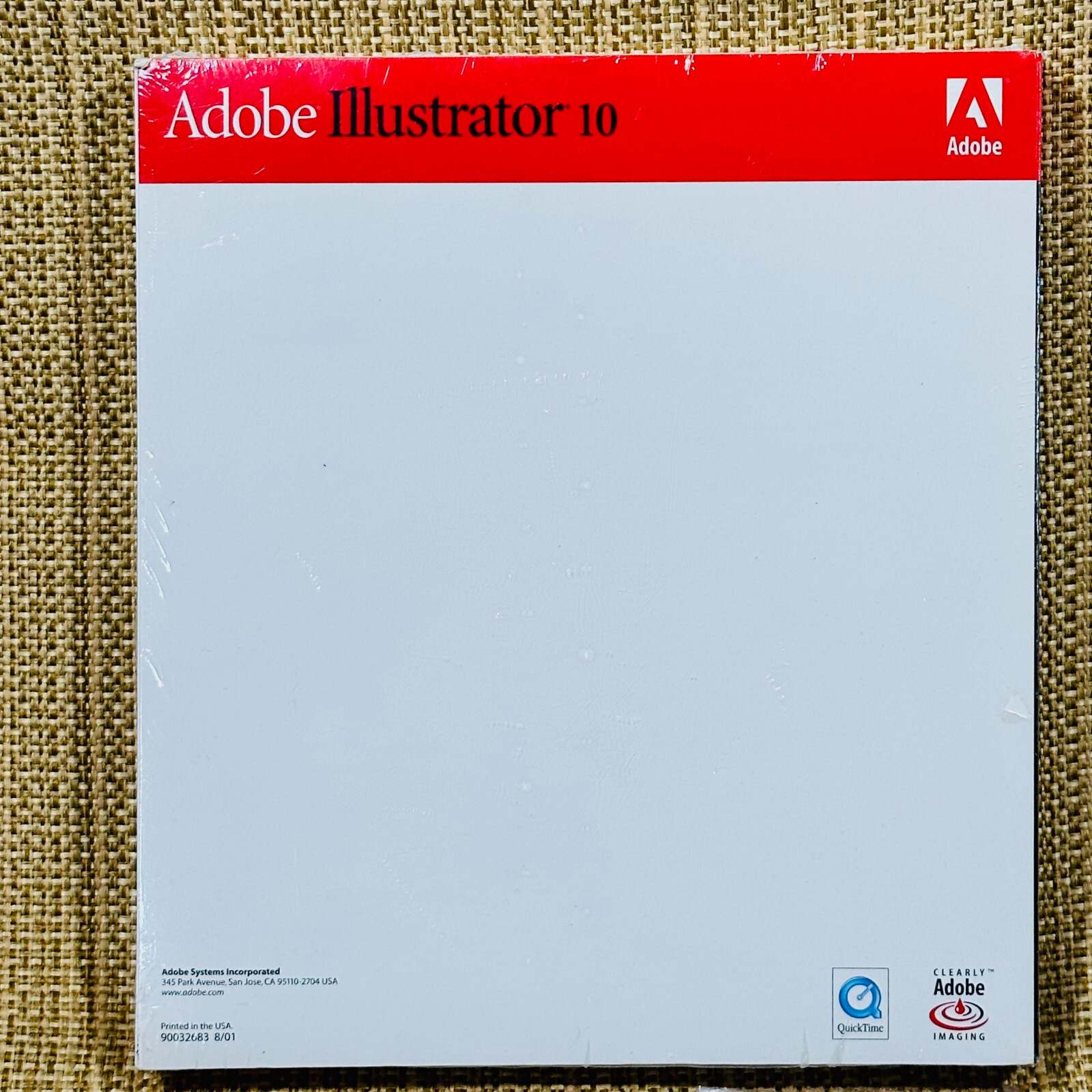 Adobe Illustrator 10 User Guide 08/01 90032683 In Shrink Wrap