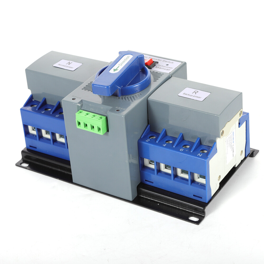 4P 63A Mini Dual Power Automatic Transfer Switch Changeover Self Cast Switch