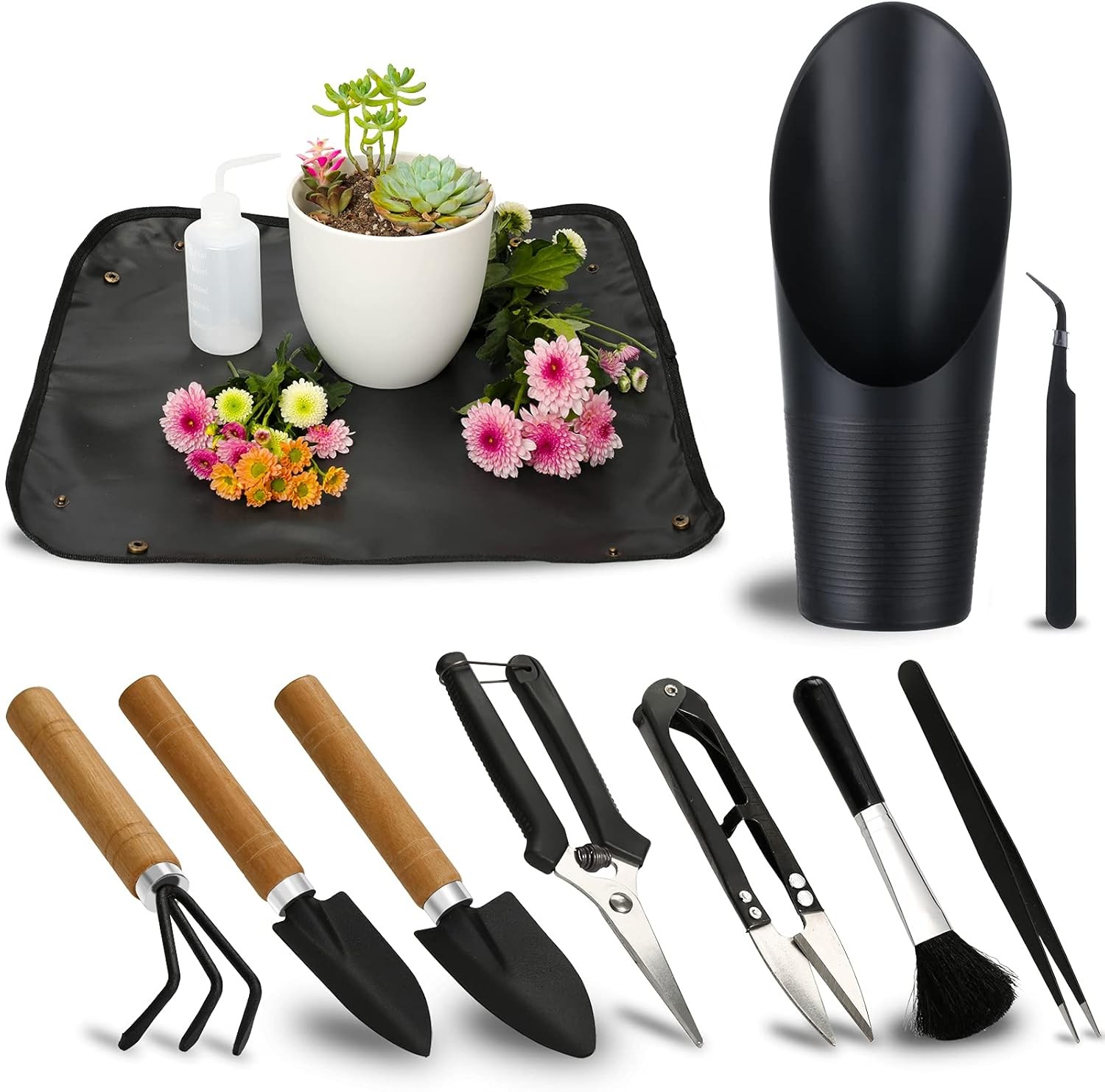 11Pcs Succulent Tools,Mini Garden Tools,Succulent Watering Tool Luxury-11Pcs