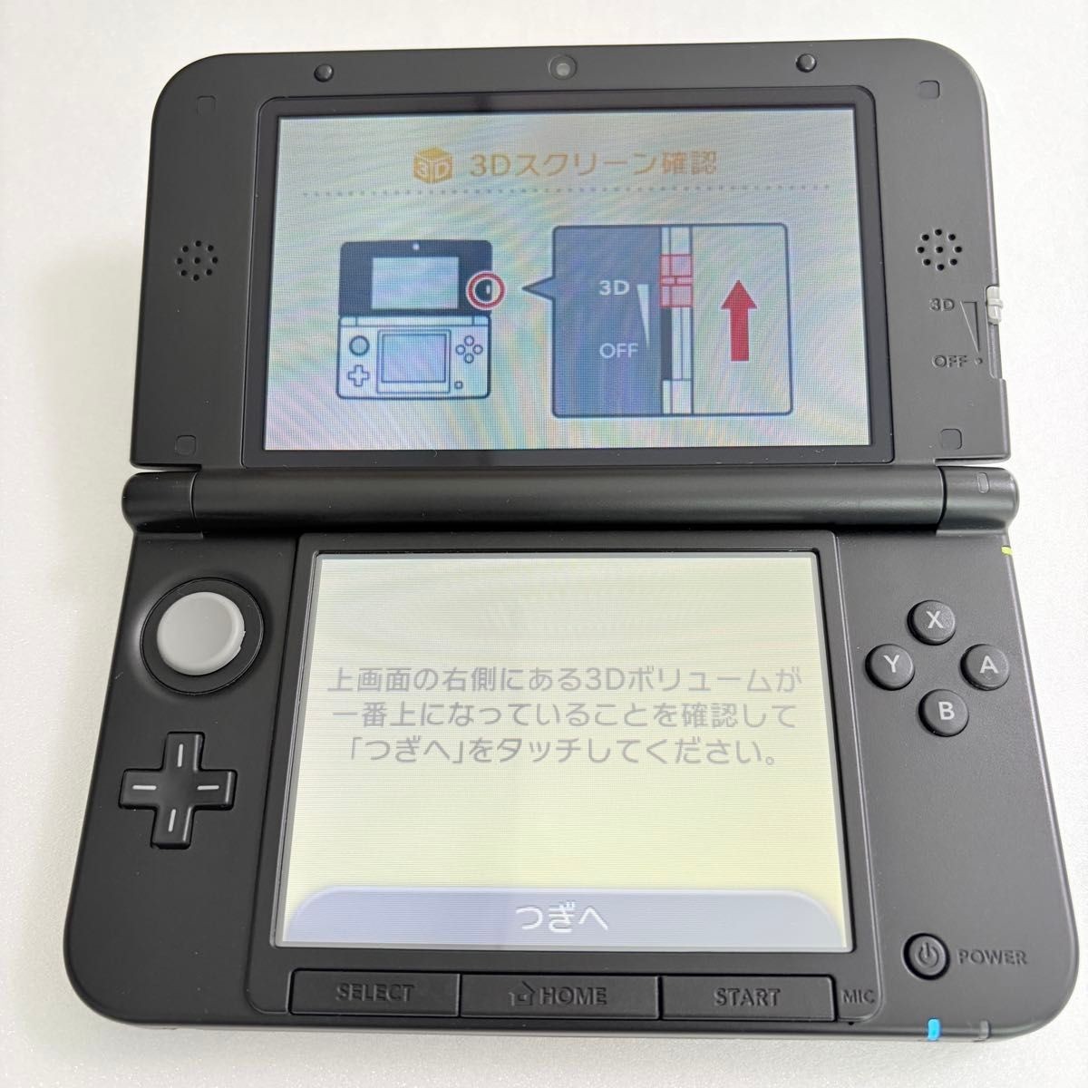 Nintendo 3DS XL LL Black Working Tested Japanese Version Console w/ Stylus