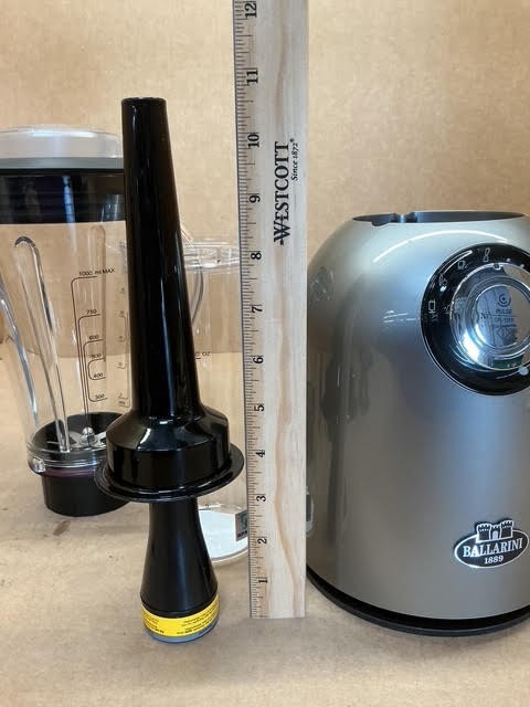 Ballarini Tesoro Countertop Blender - Metallic Grey