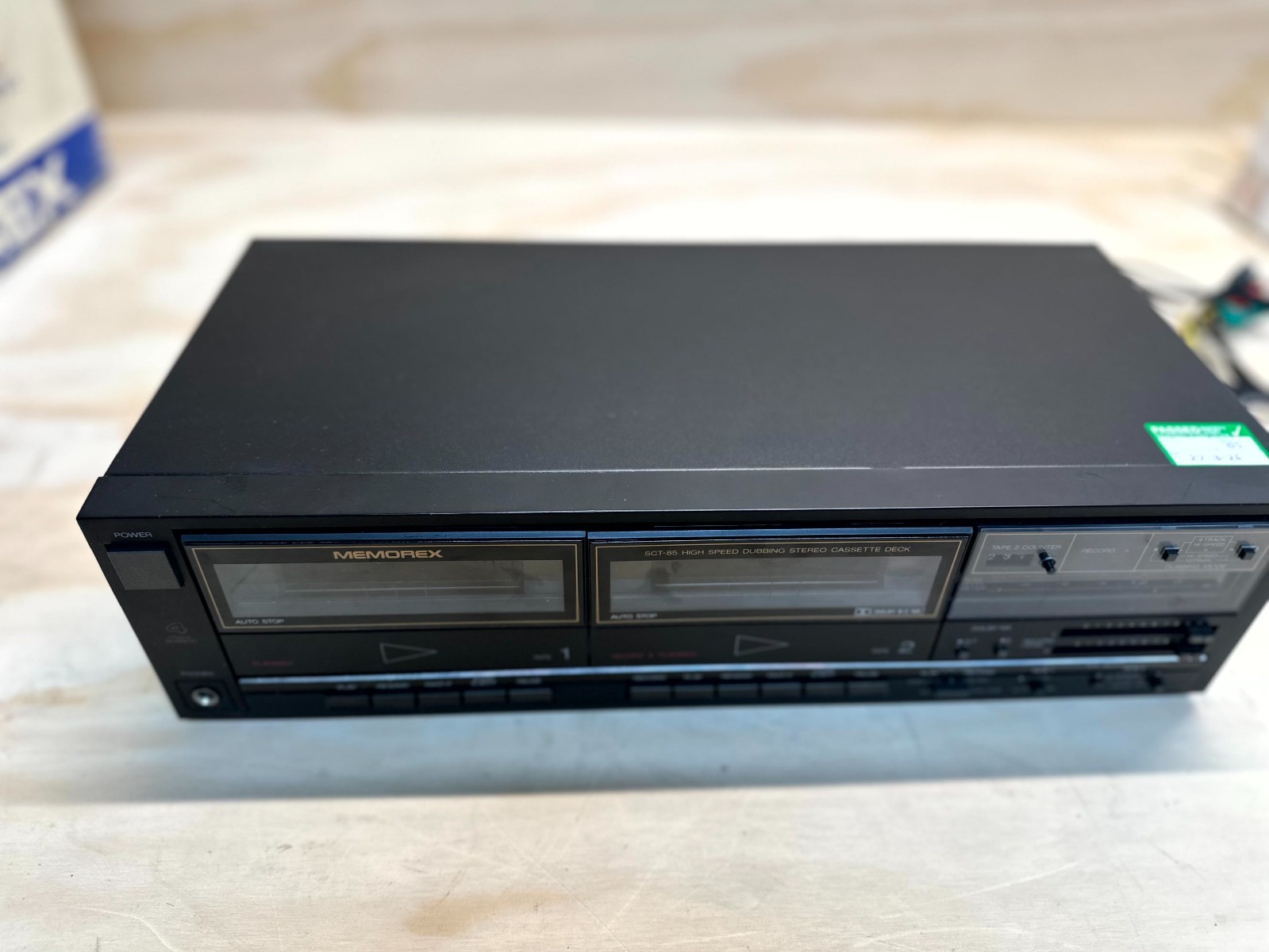 Boxed Memorex SCT-85 Cassette Deck High Speed Dubbing Dolby B-C NR Auto Stop