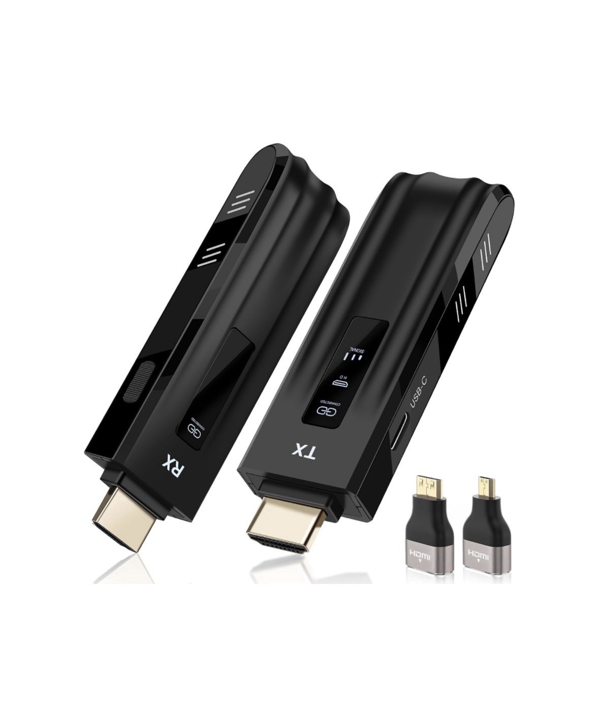 Beyn Wireless HDMI Transmitter and Receiver,2026 Upgraded LED Display