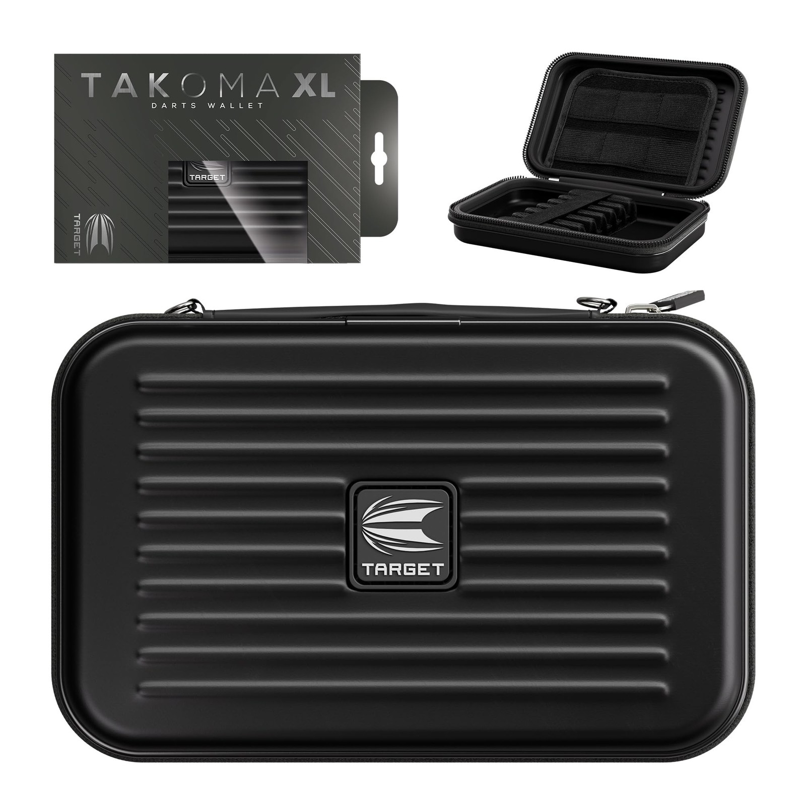 Target Darts Takoma XL Darts Wallet Case, Black – Holds 6 Darts, Protective E...