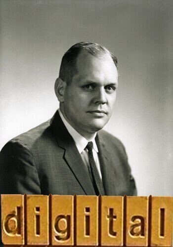 1977 *BOND DIGITAL EQUIPMENT NOW HP* SIGNED FOUNDER KEN HARRY OLSEN $