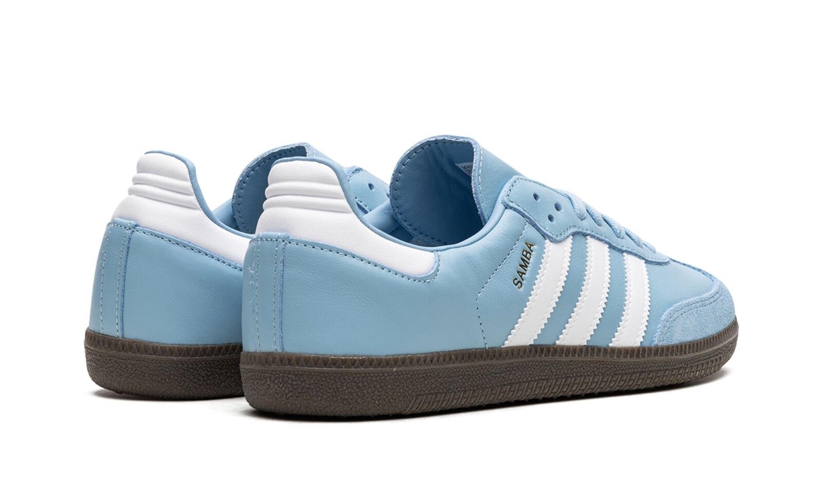adidas Samba Argentina OG Shoes Blue Retro Classic Sneakers Trainers Men Size