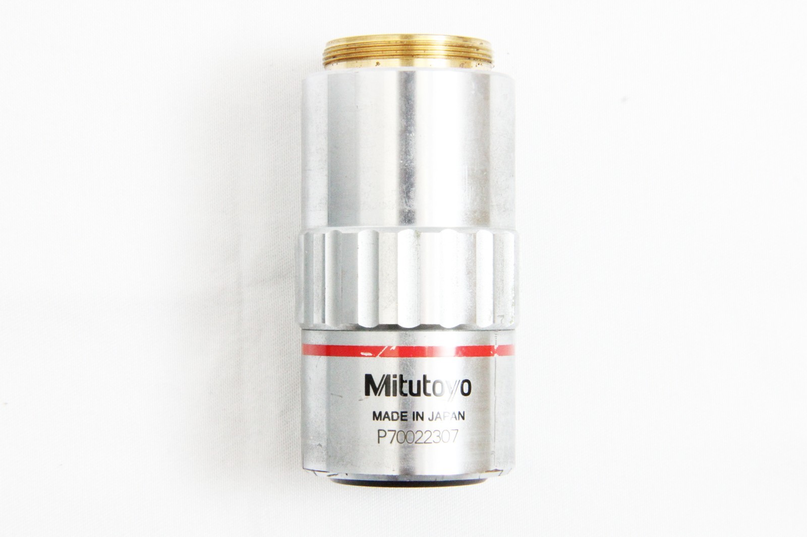 Mitutoyo M Plan Apo 5x 0.14 Infinity / 0 Microscope Objective Lens Tested #5753