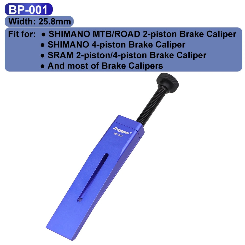 Bicycle Caliper Piston Resetting Tool Bike Caliper Piston Press Tool for 2-Pisto